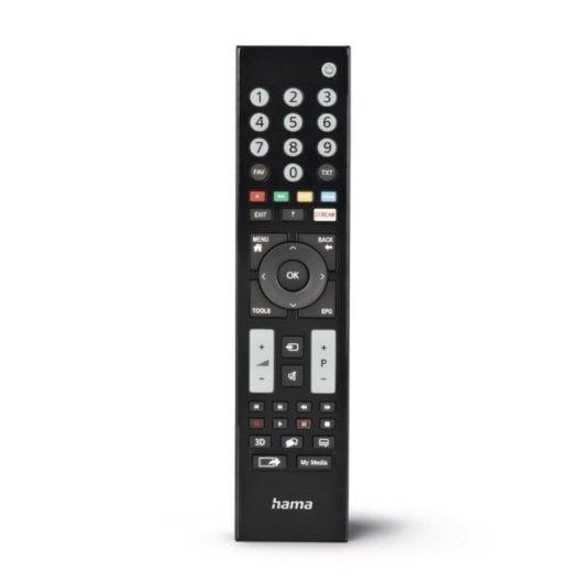 Fernbedienung Hama 00221065 für Grundig TV IR Wireless 48 Tasten Recyceltes Gehäuse Schwarz
