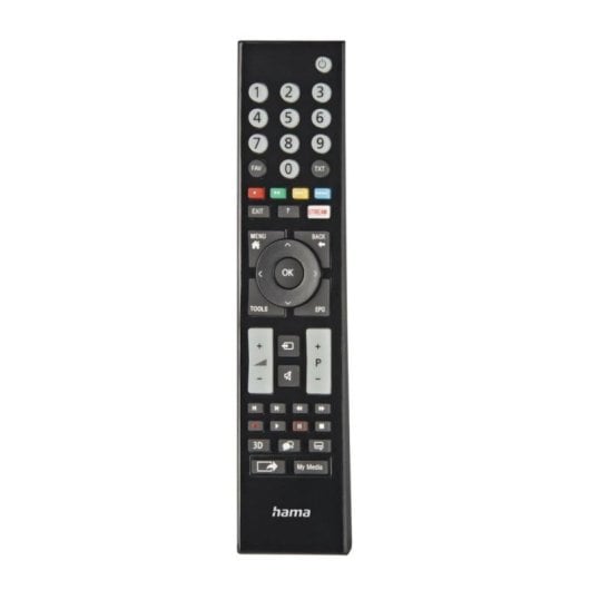 Fernbedienung Hama 00221065 für Grundig TV IR Wireless 48 Tasten Recyceltes Gehäuse Schwarz