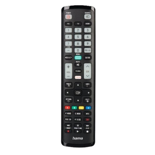 Mando a distancia universal Hama 00221060 Samsung IR 52 botones reciclado luminoso