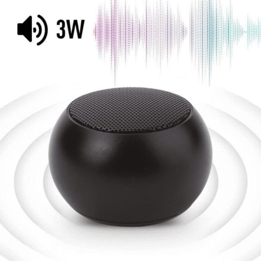 Altavoces Elbe Inalámbricos Bluetooth 3W con microSD, botones y batería 400 mAh