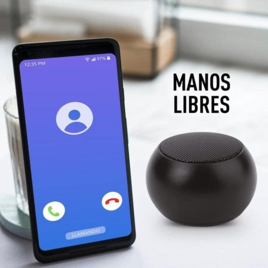 Altavoces Elbe Inalámbricos Bluetooth 3W con microSD, botones y batería 400 mAh