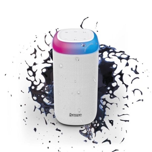 Altavoces Hama Portátiles Inalámbricos 30W con Bluetooth 5.0, IPX4 y LED