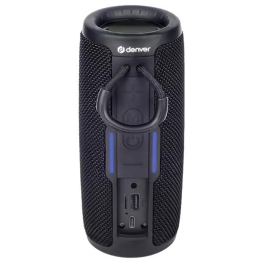 Altavoces Denver Portátiles Bluetooth 10 W Cilíndricos con batería y MicroSD