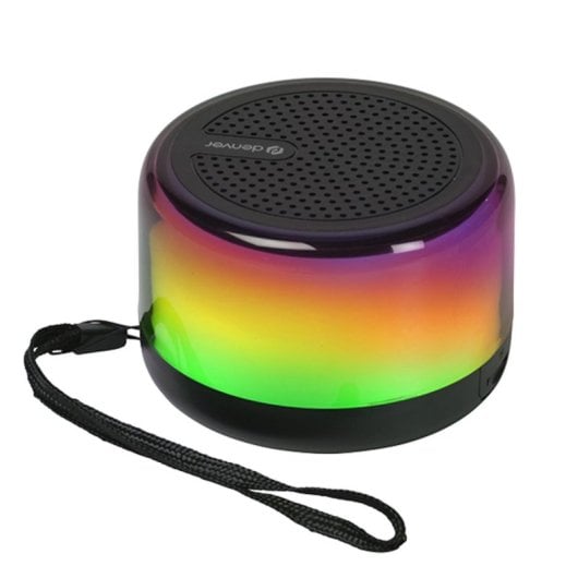Altavoces Denver Cilíndricos Sem Fios 3W Bluetooth USB-C luz LED multi e microSD