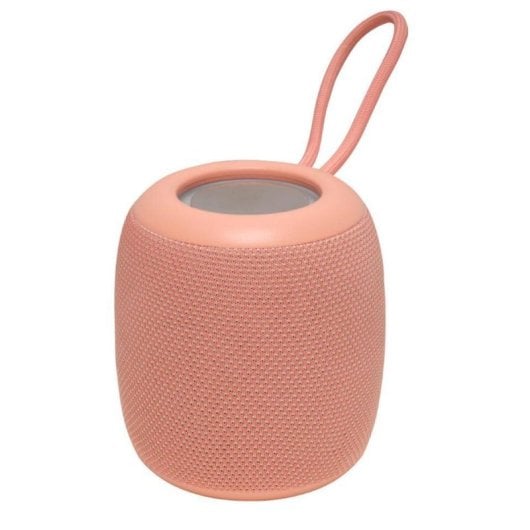 Altavoces Denver Party Bluetooth Inalámbricos y Alámbricos 5W LED y MicroSD Rosa