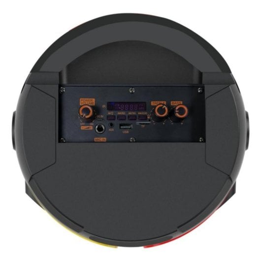 Altavoces Denver Party inalámbricos y cableados 16 W con Bluetooth y luz LED