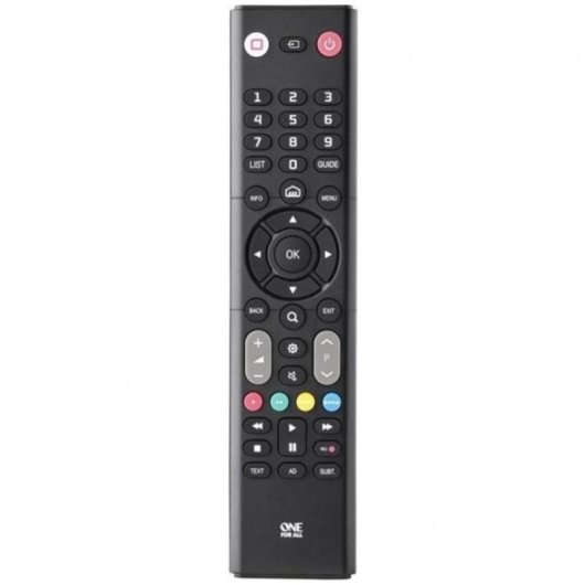 Mando a distancia universal para TV Hisense One For All URC 1316 negro botones AAA