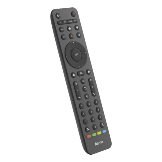 Mando universal Hama 00221053 IR 4 dispositivos plástico reciclado 43 botones negro
