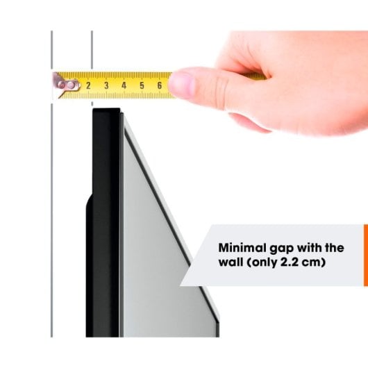 TV Wandhalterung Vogel's 1603 bis 100 Zoll 75 kg VESA 600x400 Fest Schwarz Ultra Slim