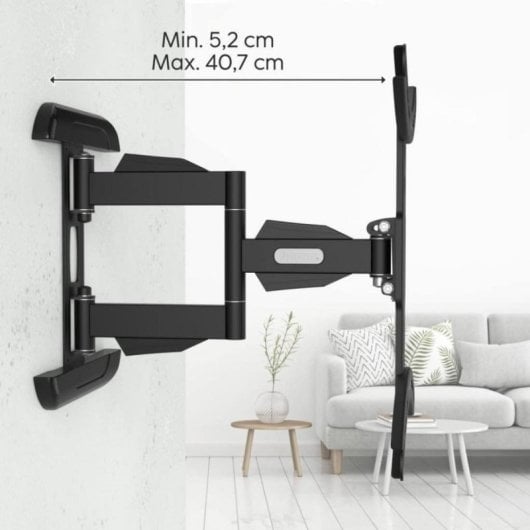 Soporte TV Hama 00220834 para 32" a 65" inclinable y giratorio 400x400 mm 35 kg negro
