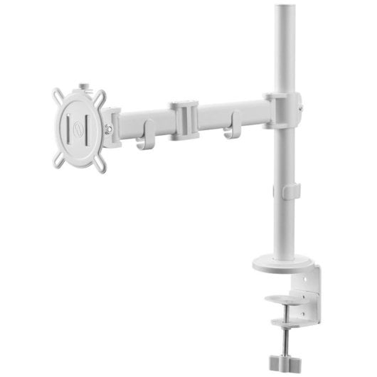 Soporte monitor One For All DM 4120 10 kg blanco 13-35" pinza/atornillado rotación 360°