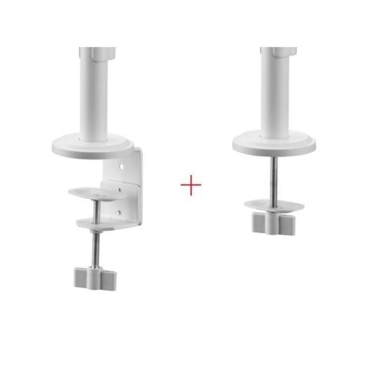 Soporte monitor One For All DM 4120 10 kg blanco 13-35" pinza/atornillado rotación 360°
