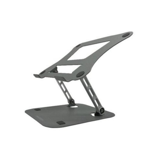 Soporte metálico Nilox NXSLF01 para portátiles y tablets hasta 15,6" escritorio altura e inclinación ajustable