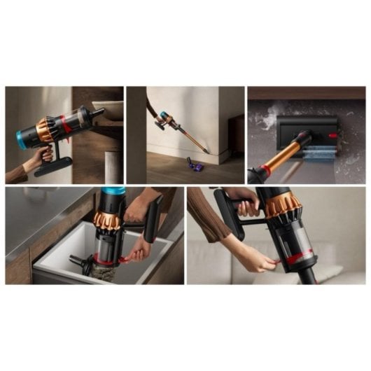 Aspirateur balai 2-en-1 Dyson V16 Piston Animal Submarine 900 W HEPA Autonomie 70 min