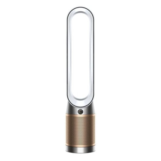 Puridicador Dyson Purifier Cool Formaldehyde 27 m² Torre HEPA Control por voz Oro Blanco