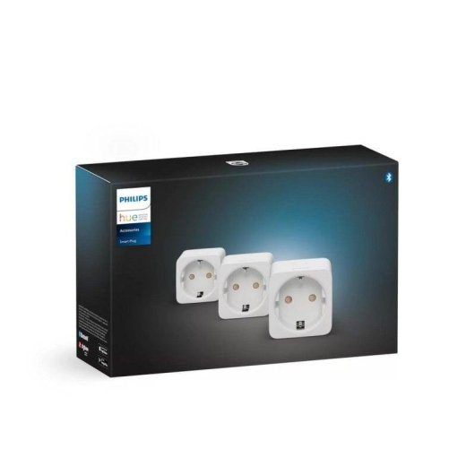 Enchufe inteligente Philips Hue Smart Plug EU Tipo F 2300 W Bluetooth Zigbee Blanco x3