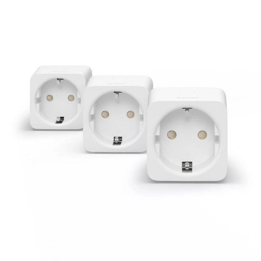 Enchufe inteligente Philips Hue Smart Plug EU Tipo F 2300 W Bluetooth Zigbee Blanco x3