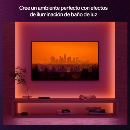 Philips Hue Flux Tira LED Inteligente 3 m, RGBWWIC, Wi-Fi, 12 W, IP20