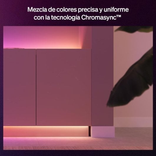 Philips Hue Flux Tira LED Inteligente 3 m, RGBWWIC, Wi-Fi, 12 W, IP20