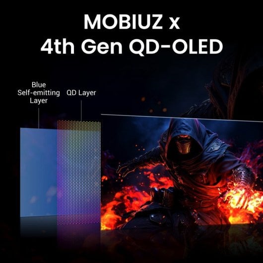 Monitor BenQ MOBIUZ EX271UZ 27" UltraHD 4K 240Hz QD-OLED 0,03ms HDR400