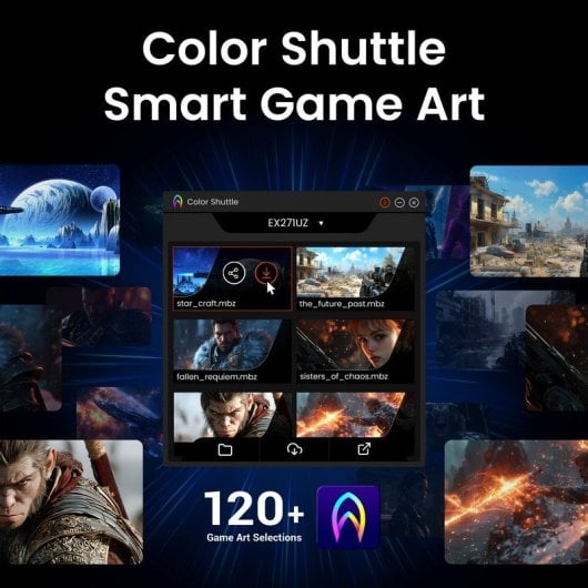 Monitor BenQ MOBIUZ EX271UZ 27" UltraHD 4K 240Hz QD-OLED 0,03ms HDR400