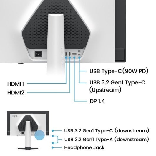 Monitor BenQ MOBIUZ EX271UZ 27" UltraHD 4K 240Hz QD-OLED 0,03ms HDR400