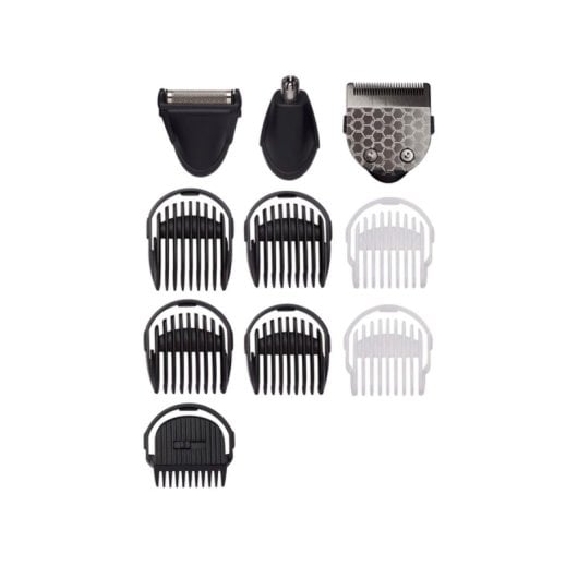 Cortapelos BaByliss MT727E Titanio Inalámbrico 0,5-8 mm Todo en Uno Negro Plata Accesorios