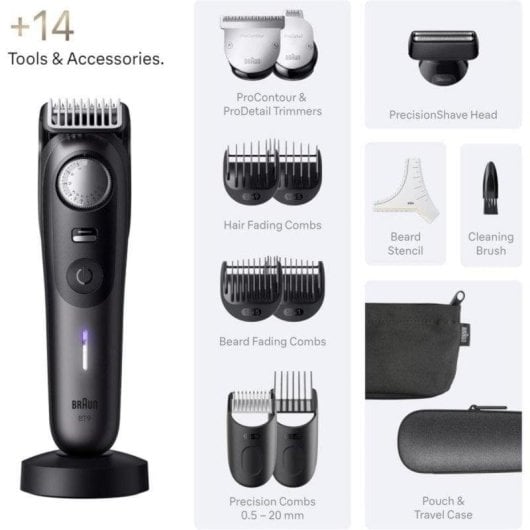 Recortadora Braun Series 9 BT9565 Barba PowerBoost 52 Longitudes ProBlade Reacondicionado