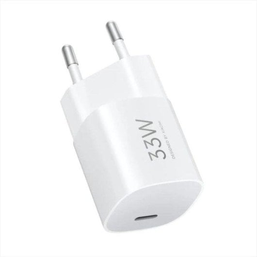 Caricatore Xiaomi 33W Nano Power Adapter GaN USB-C Bianco ultra compatto