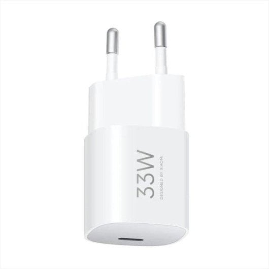 Caricatore Xiaomi 33W Nano Power Adapter GaN USB-C Bianco ultra compatto