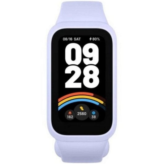 Bracciale attività Xiaomi Smart Band 9 Active Bluetooth Lavanda 18 giorni SpO2, sonno, 50 sport