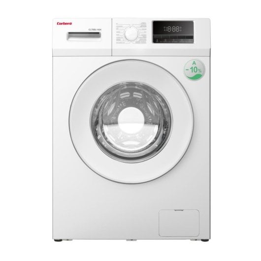 Lavadora Corbero CLT8BL1424 8 kg Carga Frontal 1400 rpm A Blanca Inverter Vapor Antialérgico