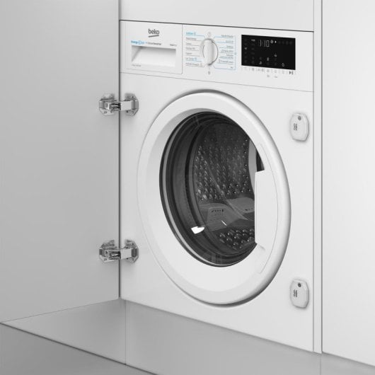 Lavadora Beko B3WBT48435WB 8 kg Carga Frontal 1400 rpm Clase A Blanca Integrable con Vapor y Dosificador Automático