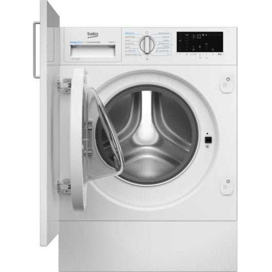 Lavadora Beko B3WBT48435WB 8 kg Carga Frontal 1400 rpm Clase A Blanca Integrable con Vapor y Dosificador Automático