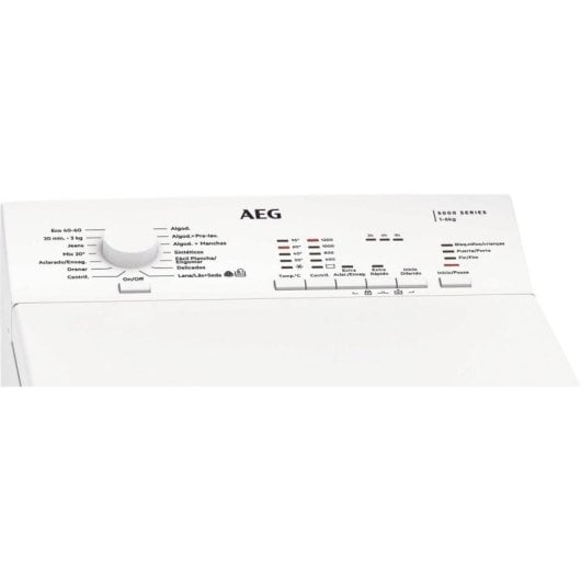 Lavadora AEG LTA5N6230E 6 kg Carga Superior 1200rpm Clase A Blanca Inverter TimeSave