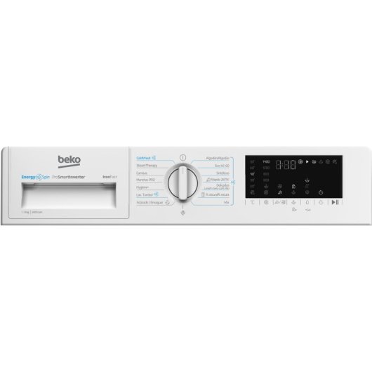 Lavadora Beko B3WBT49435WB 9kg Carga Frontal 1400rpm Clase A Blanca Inverter Steam