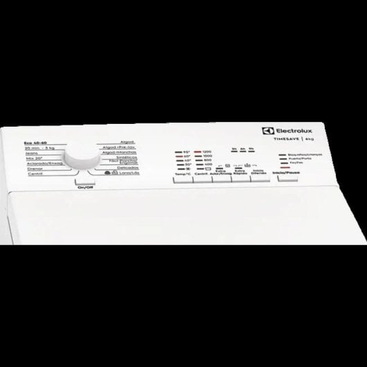 Lavadora Electrolux EN5T8621NA 6 kg Carga Superior 1200 rpm Clase A Blanca TimeSave AutoSense