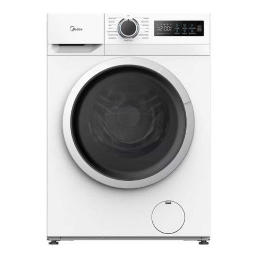 Lavadora Midea MF110W100BA10/W-ES Carga Frontal 10kg 1.400rpm A Blanca con Vapor y Power Mix
