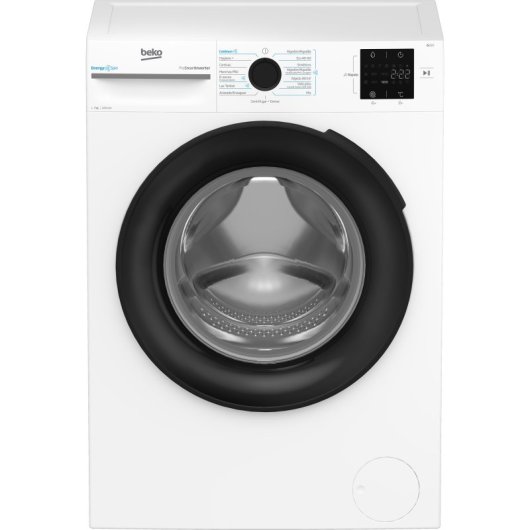 Máquina de Lavar Roupa Beko BM3WFU3721WB 7kg Carga Frontal 1200rpm A Branca Pausa+Carga Inverter