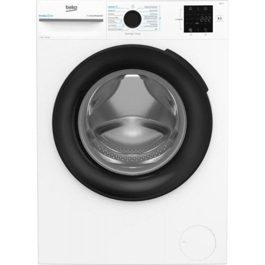 Máquina de Lavar Roupa Beko WUE7612XSW 7kg Carga Frontal 1200rpm A Branca Pausa+Carga Inverter