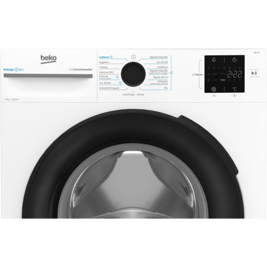 Máquina de Lavar Roupa Beko BM3WFU3721WB 7kg Carga Frontal 1200rpm A Branca Pausa+Carga Inverter