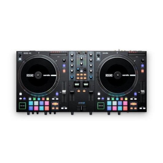 Contrôleur DJ Rane One DVS, 2 plateaux 7 pouces, acier, USB Type-B, XLR, AC