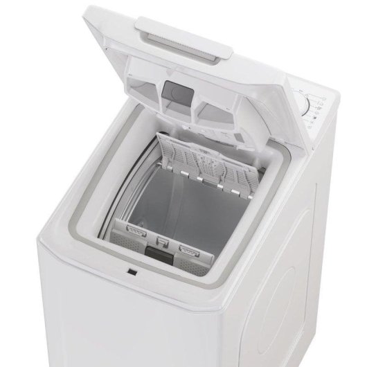 Máquina de Lavar Roupa Candy TCA063D3-S Carga Superior 6 kg 1000 rpm Classe C Wi-Fi Branca