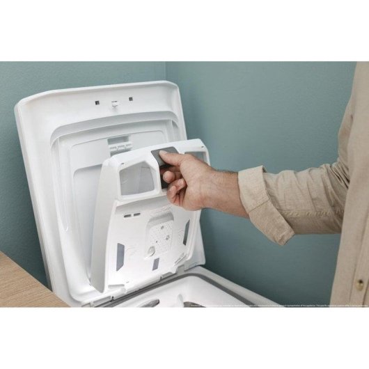 Máquina de Lavar Roupa Candy TCA063D3-S Carga Superior 6 kg 1000 rpm Classe C Wi-Fi Branca