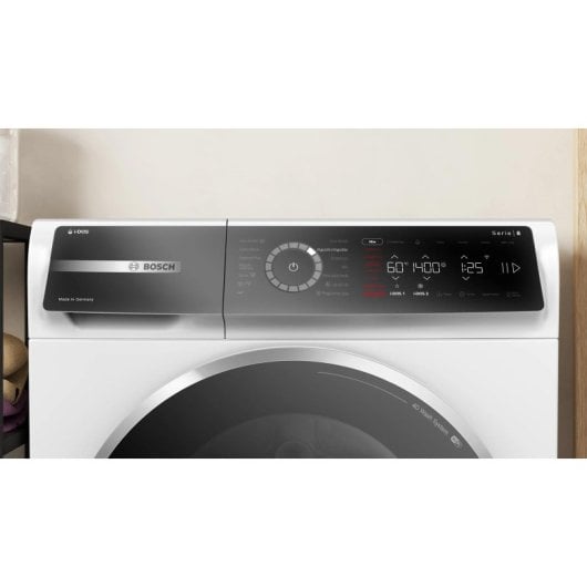 Lavadora Bosch Serie 8 WGB254A1ES 10 kg Carga Frontal 1400 rpm Clase A Blanca i-DOS Home Connect