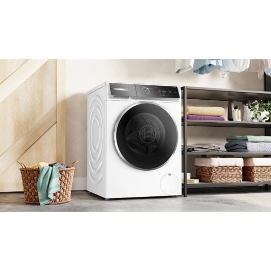 Lavadora Bosch Serie 8 WGB254A1ES 10 kg Carga Frontal 1400 rpm Clase A Blanca i-DOS Home Connect