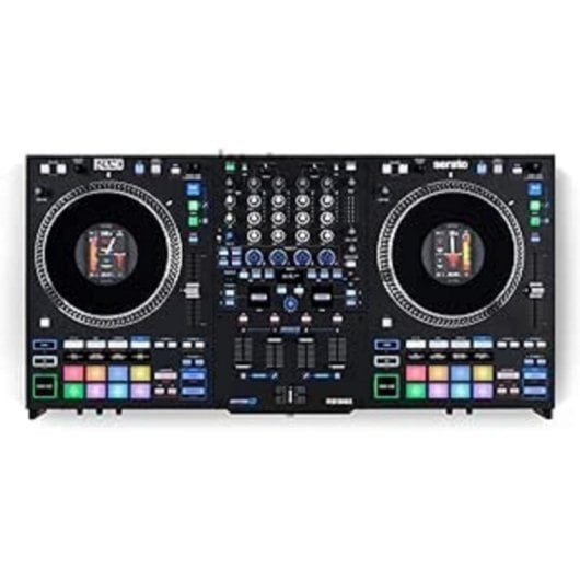 RANE Performer Controlador DJ Profissional 4 Canais com Jog Wheels 7" de Alta Resolução Preto