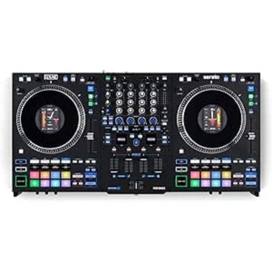 RANE Performer Controlador DJ Profissional 4 Canais com Jog Wheels 7" de Alta Resolução Preto