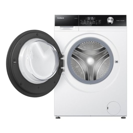 Corbero CLH9404MK Lave-linge à chargement frontal 9 kg 1400 tr/min A Blanc et noir Inverter Vapeur Commande tactile