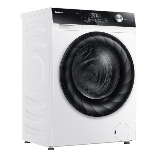 Corbero CLH9404MK Lave-linge à chargement frontal 9 kg 1400 tr/min A Blanc et noir Inverter Vapeur Commande tactile